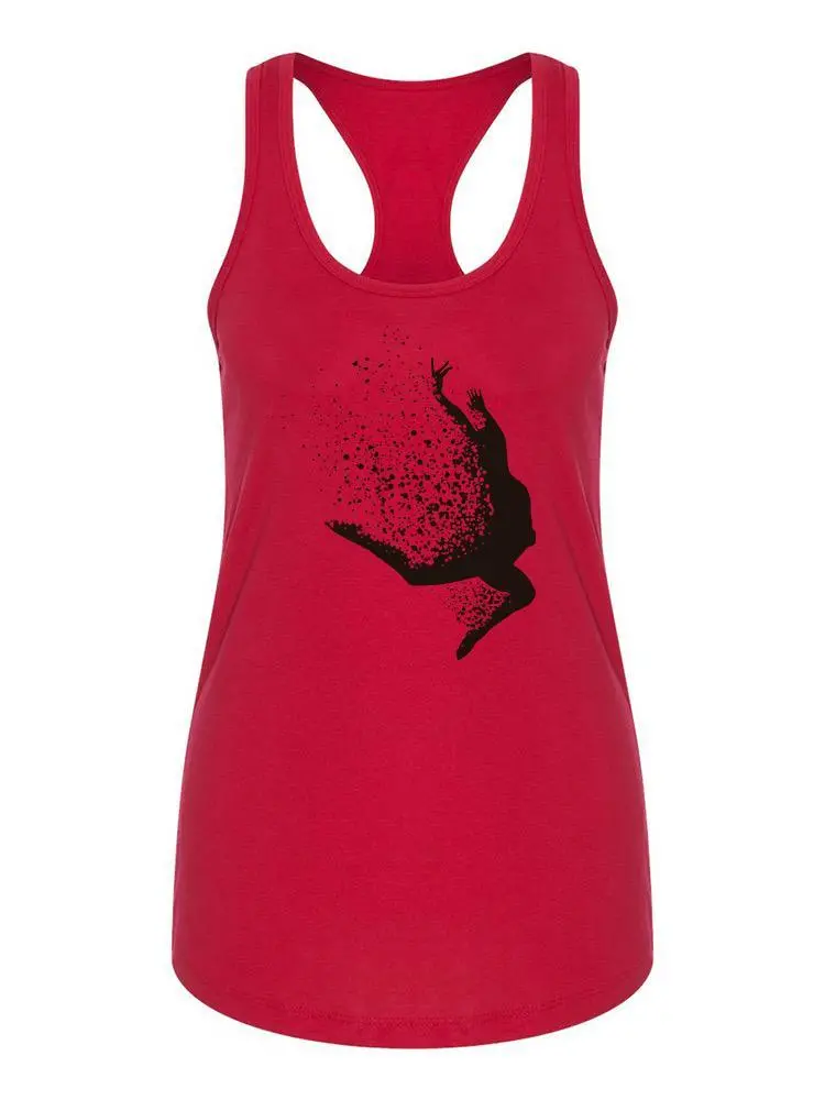 Fading Dancing Woman Tank Women's -Image by Shutterstock